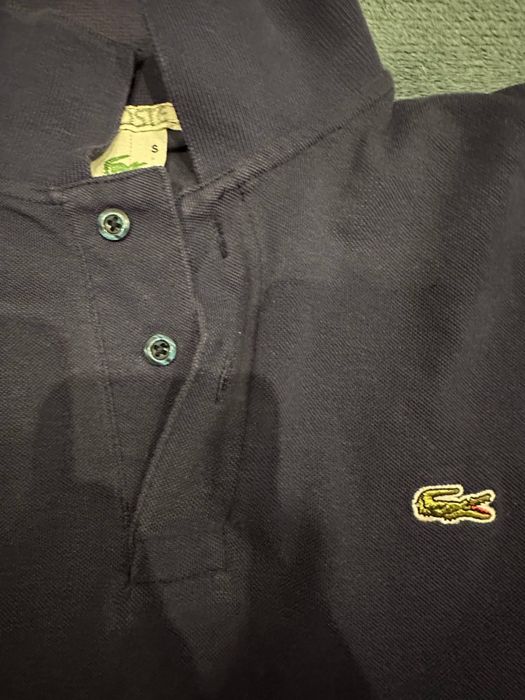 поло с длинным рукавом Lacoste,в хорошем состоянии