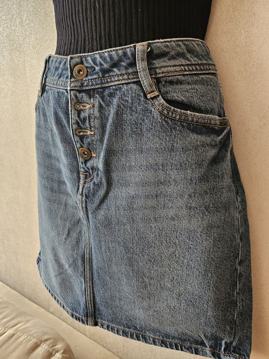 Spódnica jeansowa 36 S esprit mini jeans  klasyk