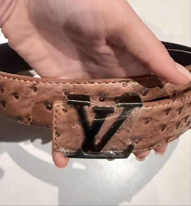 LV brązowy pasek 105 cm