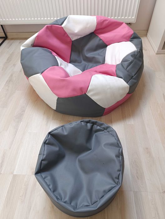 Pufa fotel piłka