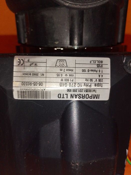 Bomba de Água 230V 4A 2840 r/min