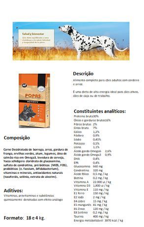 Ração para cão, Popas, uma Primium ao melhor Preço