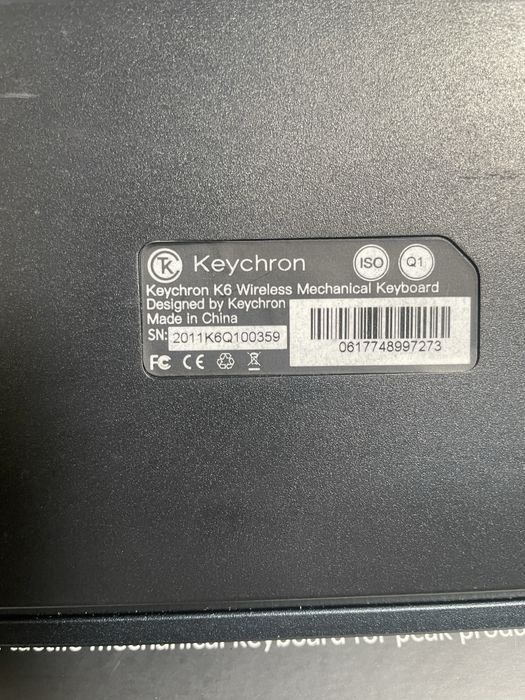 Клавіатура Keychron K6 механічна! ART57