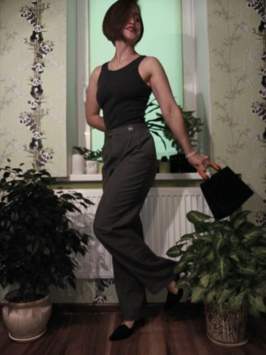 Брюки вінтаж вовна Burberrys штани унісекс  теплі вінтажні