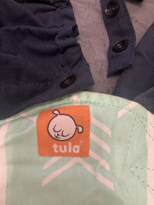 Tula nosidło nosidełko oryginalne zielone granatowe