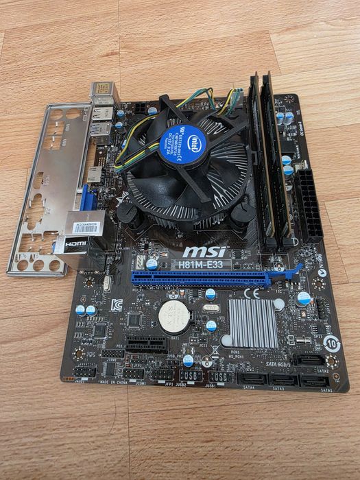 Intel i5-4460 3.2-3.4ghz/16gb память/Материнка Бистрий комплект для ПК