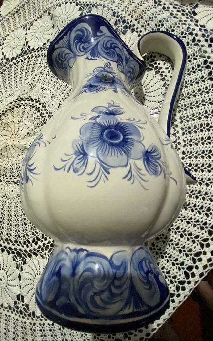 Jarra grande com prato - VALART 165 - peça de coleção