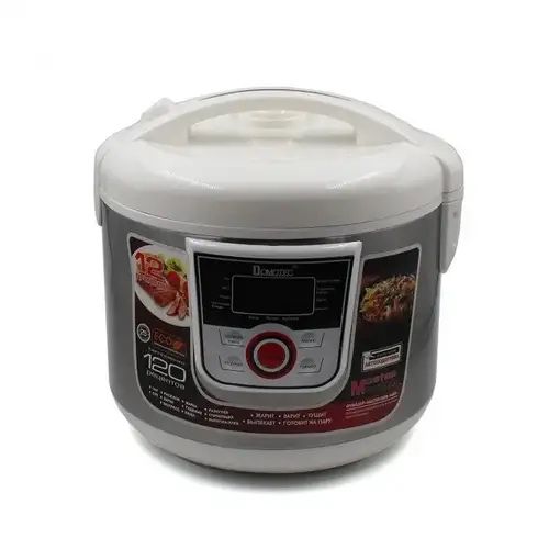 Мультиварка Domotec 7727MS на 5літрів 12 програм 1500Вт пароварка