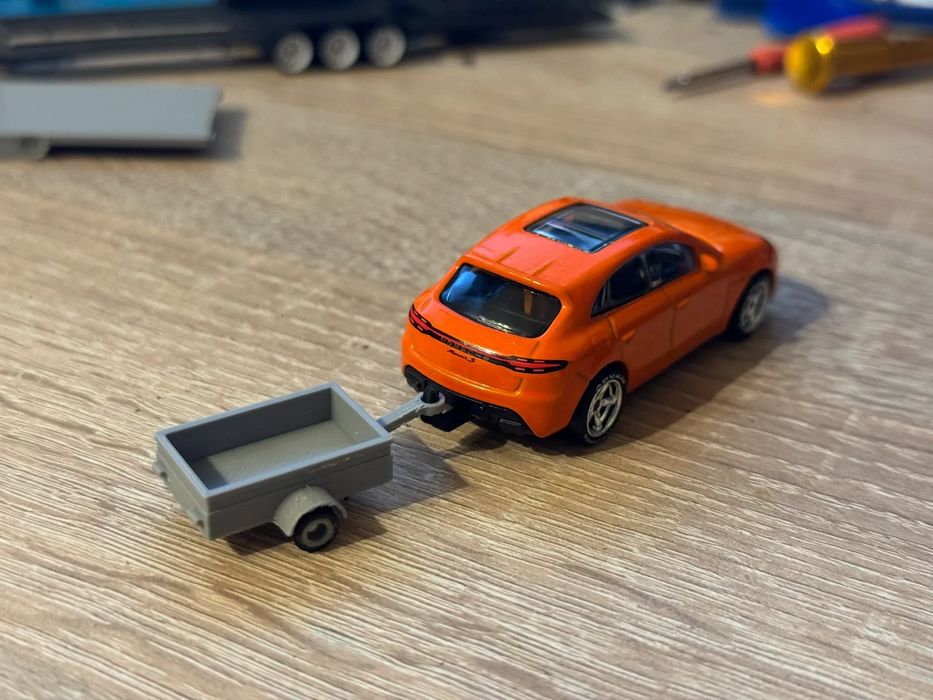 Miniatura Reboque Pequeno - Compatível Matchbox/Hotwheels