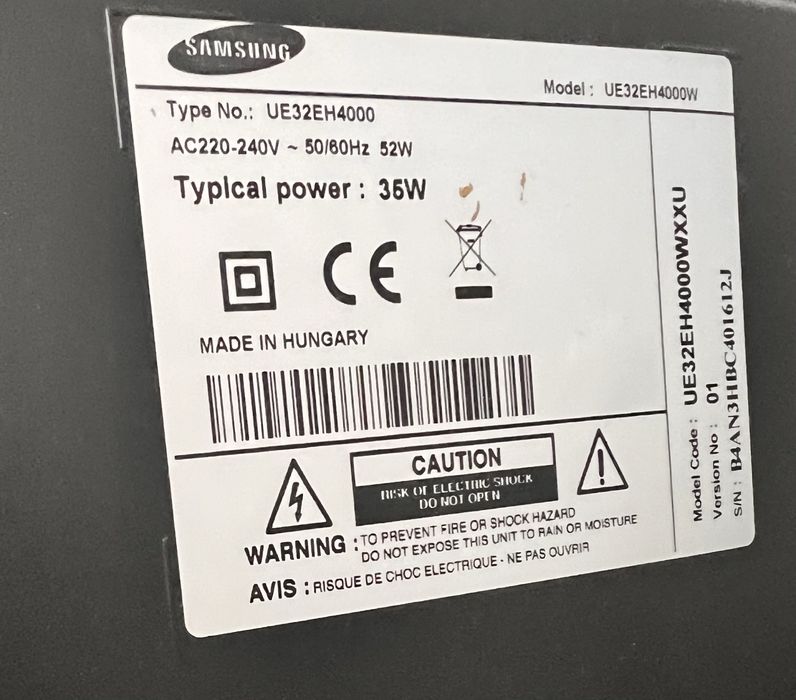 Telewizor Samsung UE32EH4000 32”