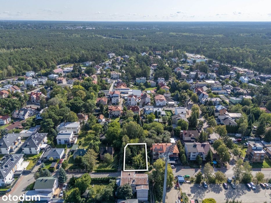 Działka budowlana pod budowę domu lub bliźniaka w Ząbkach - Widok 3