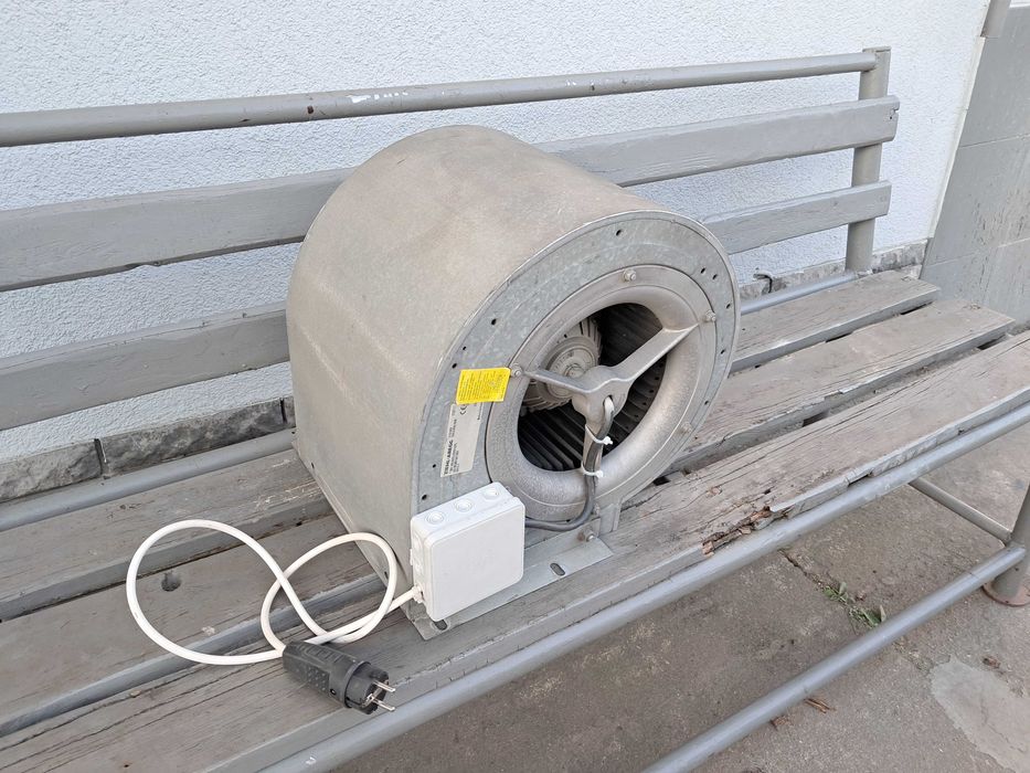 Wentylator promieniowy, turbina przemysłowy , dmuchawa, 230v. Wysyłka