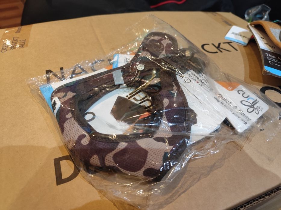 Szelki dla psa Curli Vest Clasp Air-Mesh - rozmiar S - moro