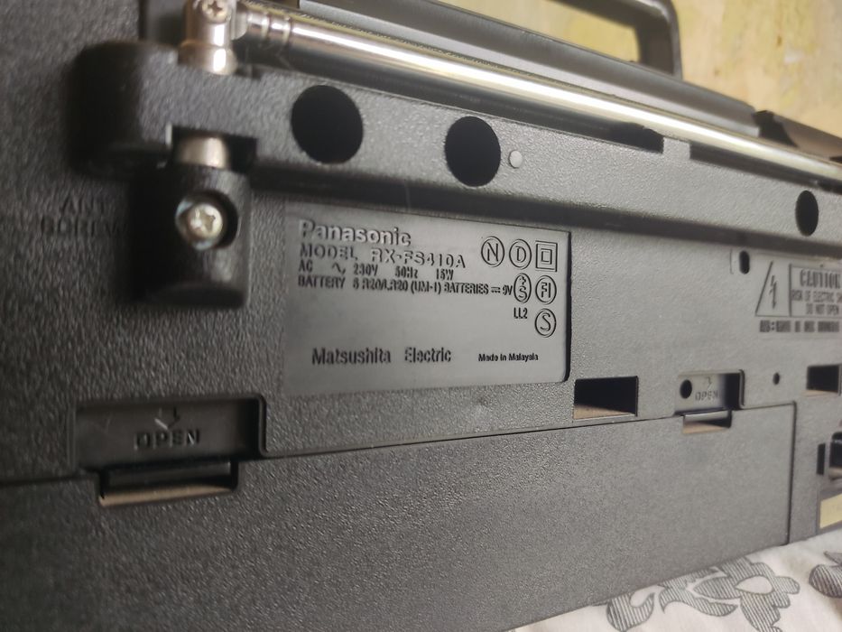 Panasonic -RX-FS410,made in Malaysia.