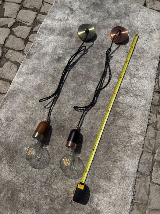 Candeeiros suspensos com lampada incluida