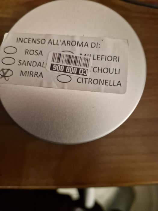 Insenso de olíbano de Guidá com aroma a mirra