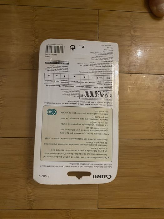 Калькулятор Canon F-502G / Науковий / Оригінал