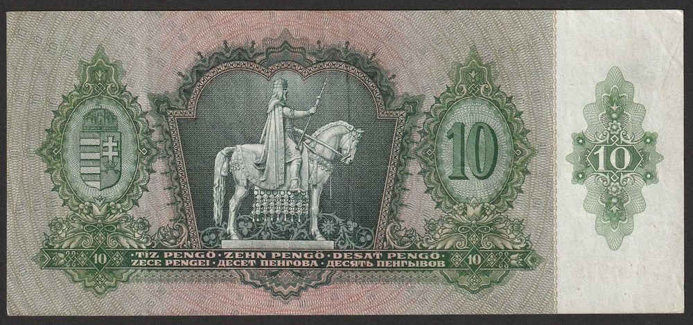 Węgry 10 pengo 1936 - B 807