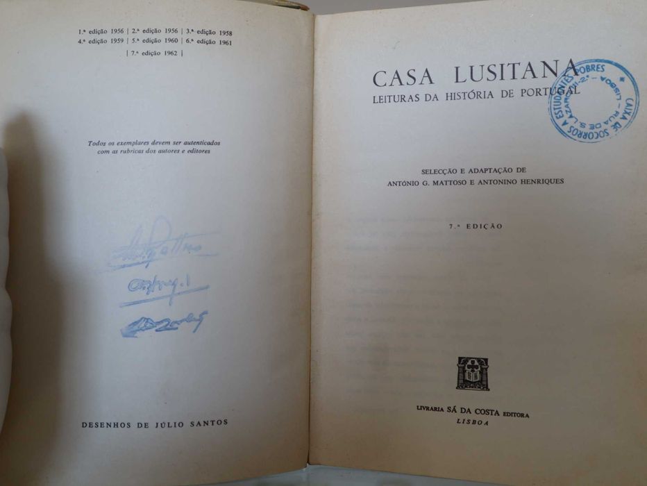 Casa lusitana: leituras da história de Portugal