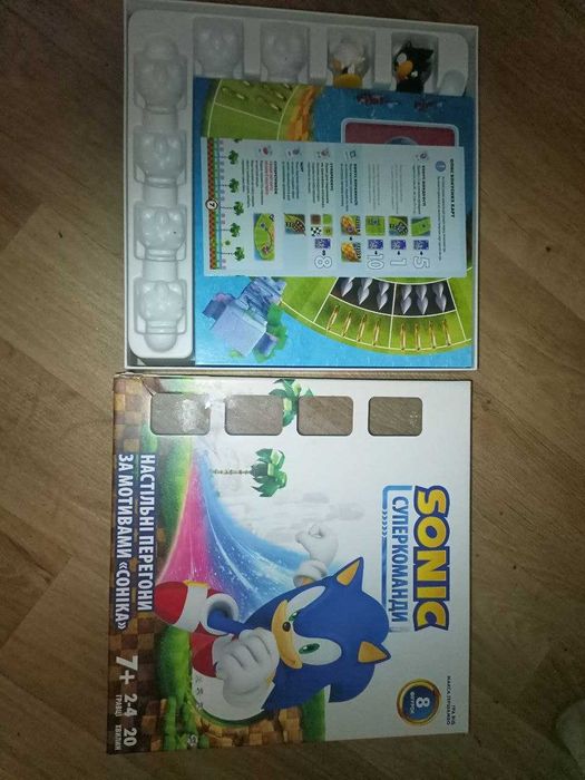 Настільна гра Geekach Games Сонік. Суперкоманди (Sonic Super Teams)