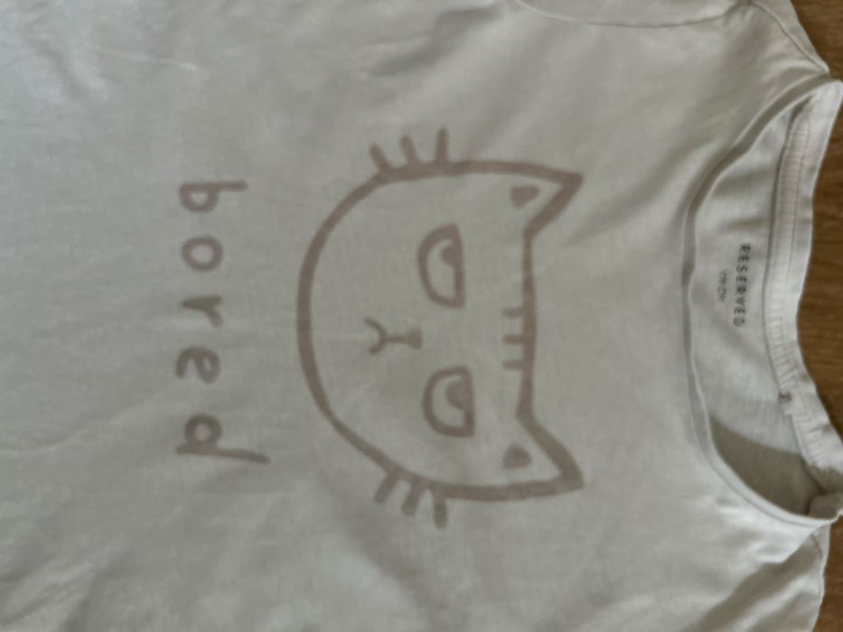 Koszulka T-Shirt dla Dziewczynki Reserved Rozmiar 128