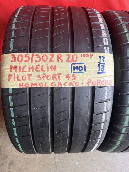 Pneus 305/30/20 Michelin Como novos Homolgacao Porche