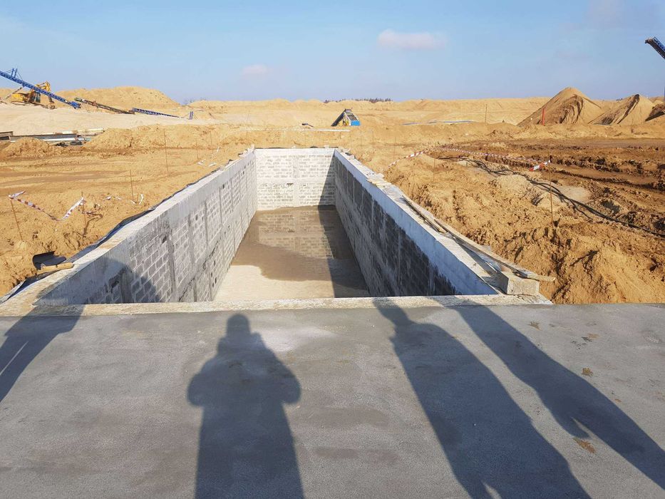 Bloczek betonowy fundamentowy 14x25x38 B20, Producent!!