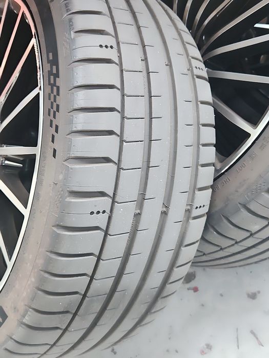Jantes 18" Estilo AMG Look New Turbine + Pneus Michelin Pilot Sport 5 + Sensores TPMS (Como Novas)
