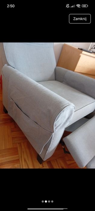 Fotel Ikea rozkładany