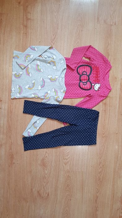 Комплект 3в1 реглан кофта кофточка кофтинка лосины лосiни леггинсы 3/4