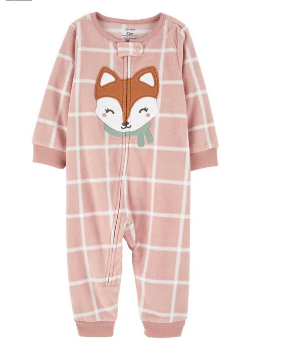 Флісова піжама сліп ромпер пижама Carters 3, 4, 5, 6, 7