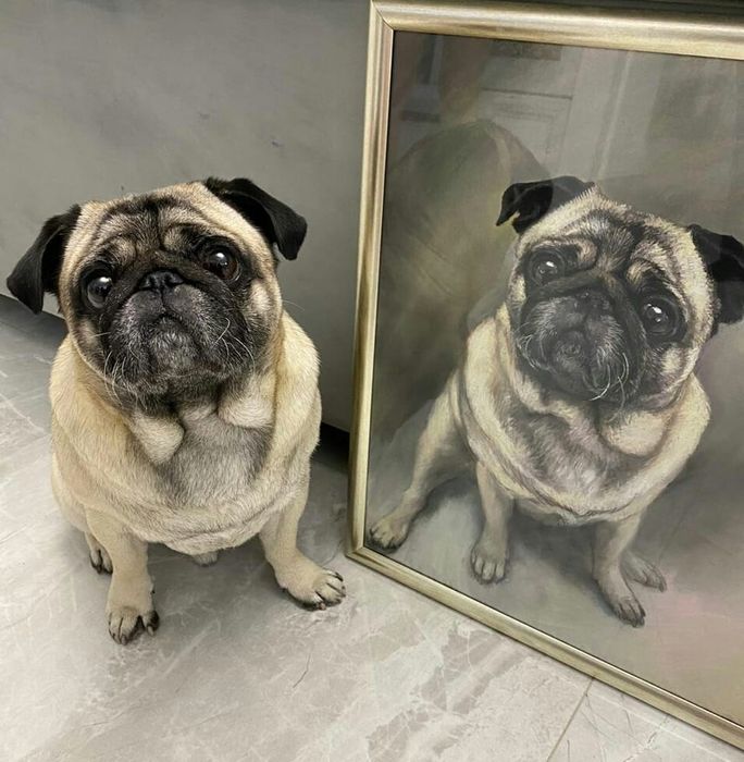 Портрет на заказ. Шарж на заказ.  Картина маслом пастелью