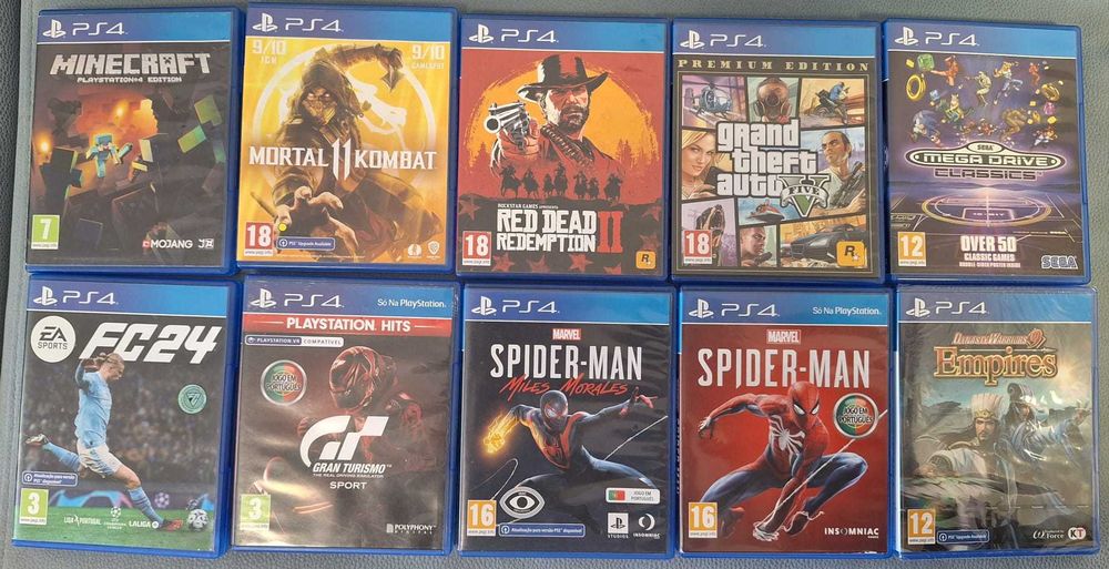 Jogos para Playstation PS4 - Preçário na descrição