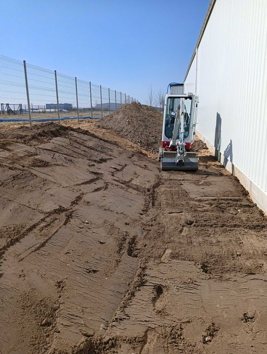 Usługi Minikoparką koparką oraz wywrotka 3,5 tony