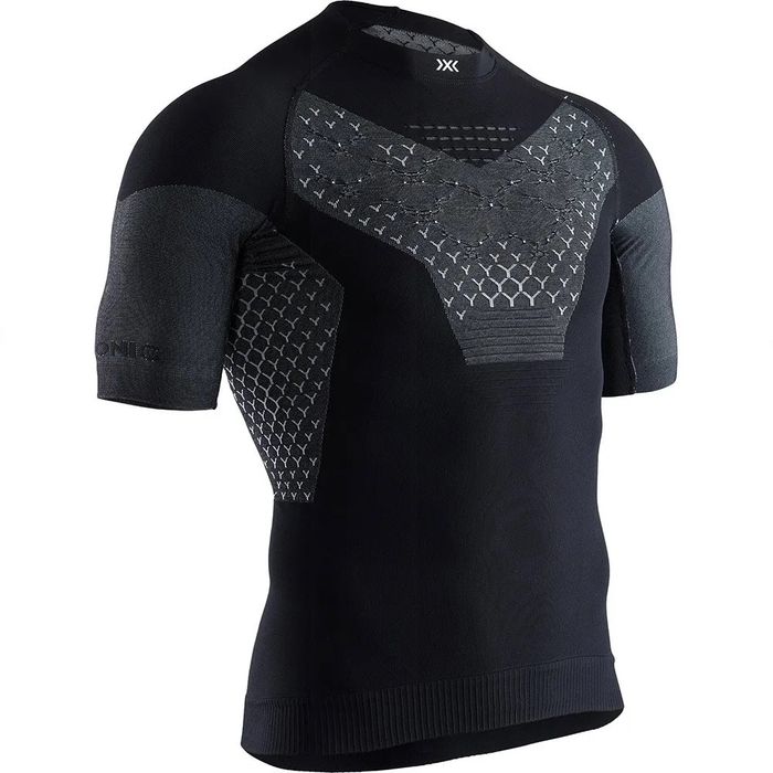Футболка X-Bionic Twyce Run Shirt 4.0 Dolomite Opal Black/Arctic White