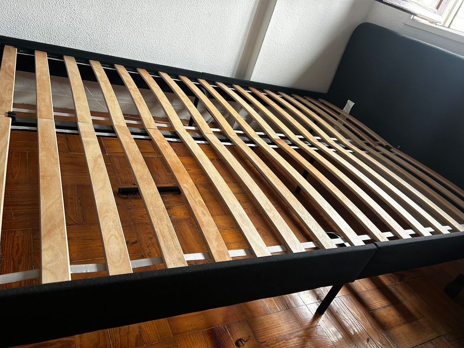 cama ikea slattum