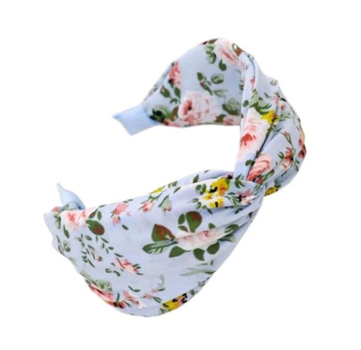 Opaska w kwiaty turbanka