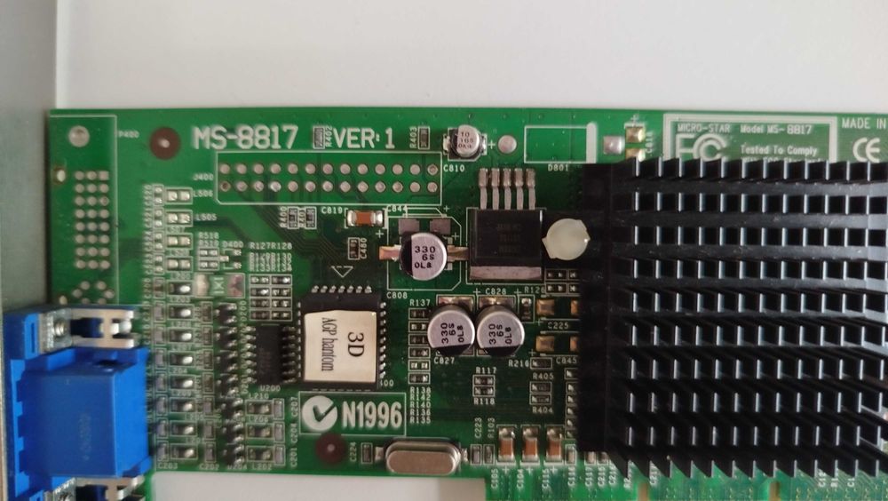 MSI AGP Graphics Card GeForce II MX 32MB (Vintage)64550500927105121