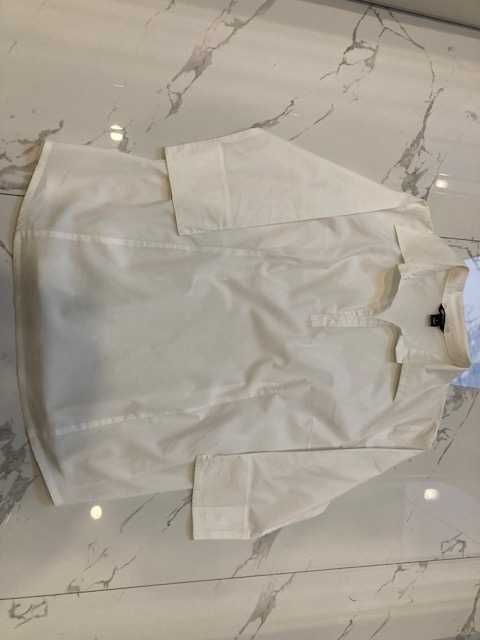 Koszula biała rękaw 3/4 roz L H&M