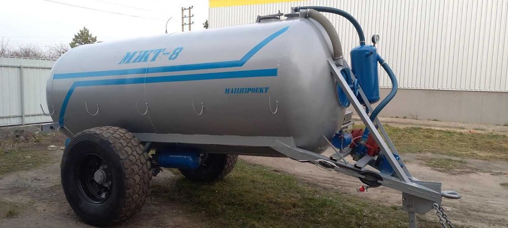 Бочка-розкидач МЖТ-8 з вакумною установкою для навозу чи води