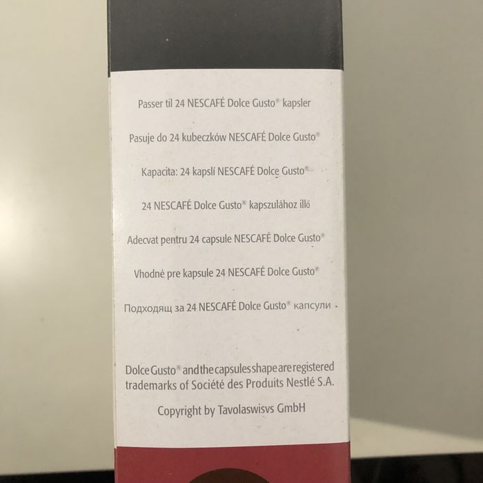 Suporte cápsulas café Dolce Gusto