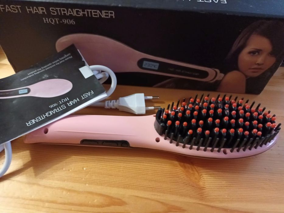 Mocna szczotka prostująca 2w1