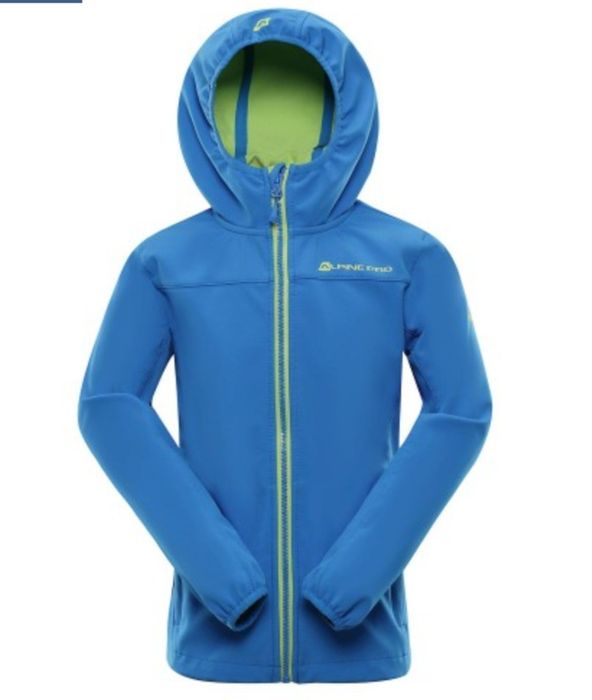 Kurtka dziecięca Softshell Alpine Pro 140/146  wiosna wodoodporna oddychająca
