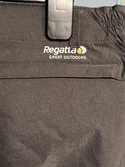 Regatta Spodnie Męskie Wygodne Stylowe Szare Rozmiar 29