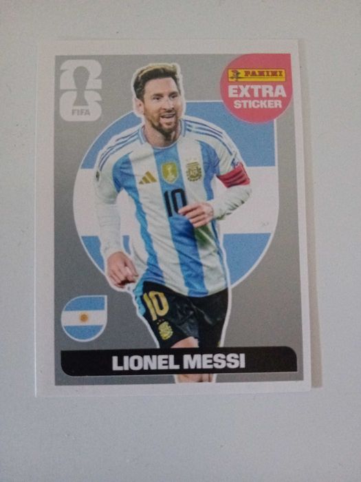 Cromo Mundial Messi Prata