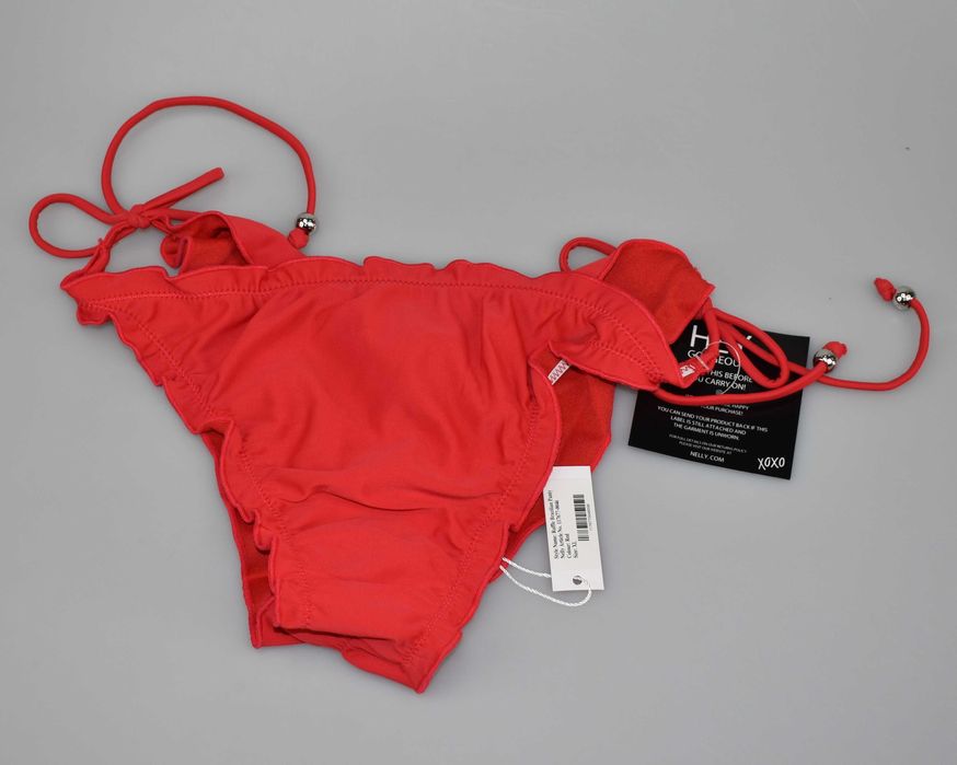 Dół bikini z falbankami NLY Beach XL