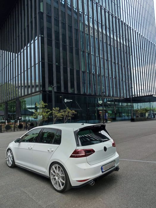 GOLF 7-7,5 Lotka Dokładka Spoiler GTI R GTD Czarny Połysk