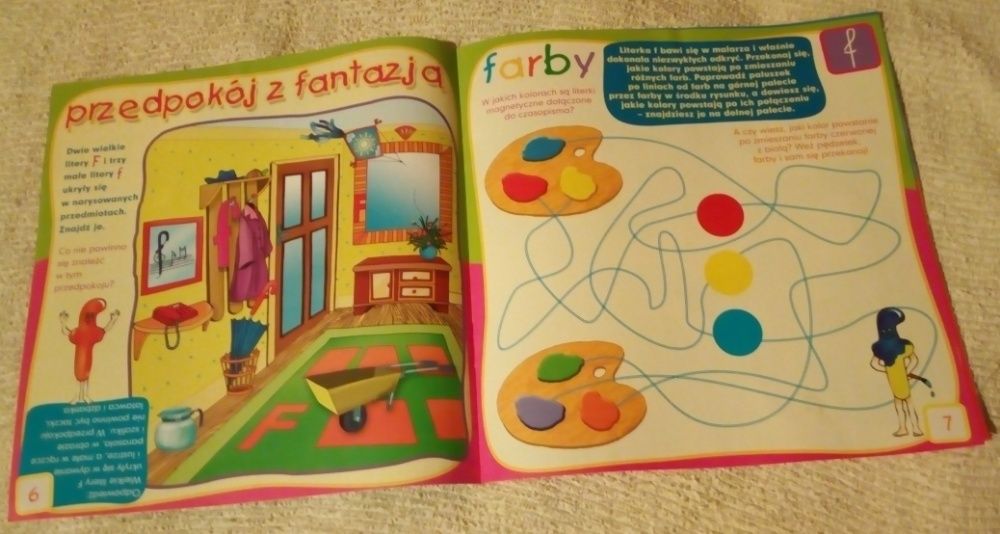 Małe abecadło- ciekawa gazetka dla dzieci 4-6 lat