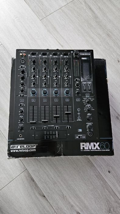 Reloop RMX-60 – 4-kanałowy mikser DJ, zadbany, pierwszy właściciel BDB