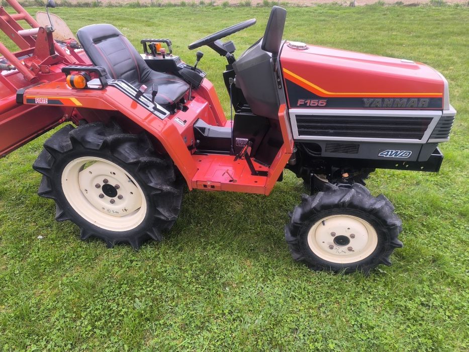 Traktorek japoński yanmar F155 4x4 diesel Glebogryzarka
